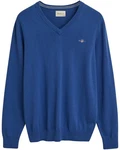 Gant Strickpullover CLASSIC COTTON V-NECK Blau/Dunkelblau/Hellblau