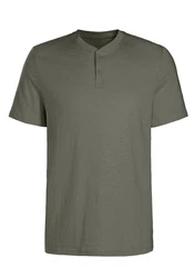 H.I.S Kurzarmshirt mit Henleykragen 