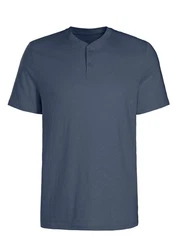H.I.S Kurzarmshirt mit Henleykragen 