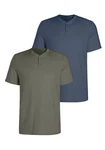 H.I.S Kurzarmshirt mit Henleykragen 