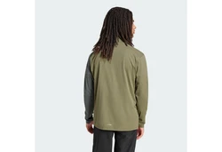 adidas TERREX Crop-Top TERREX MULTI CLIMACOOL 1/2 ZIP LONGSLEEVE Dunkelgrün/Grün/Khaki/Hellgrau