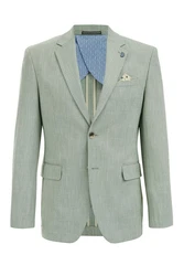 WE Fashion Jackenblazer Hellgrün/Grün/Türkis/Hellblau