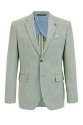 WE Fashion Jackenblazer Hellgrün/Grün/Türkis/Hellblau