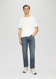 Stoffhose Jeans Pete / Regular Fit / Mid Rise / Straight Leg