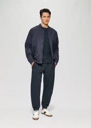 s.Oliver Kurzarmshirt T-Shirt im Relaxed Fit Dunkelblau/Grau