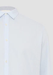 s.Oliver Langarmhemd Regular Hellblau