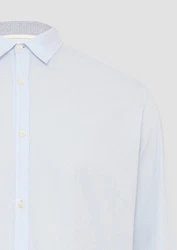 s.Oliver Langarmhemd Regular Hellblau