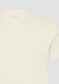 s.Oliver T-Shirt mit Crewneck und Flatlock-Details Logo s.Oliver T-Shirt mit Crewneck und Flatlock-Details Logo