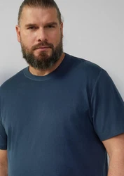 s.Oliver T-Shirt mit Crewneck und Flatlock-Details Logo 