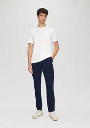 Stoffhose Cargohose mit Garment Dye und Straight Leg Garment Dye