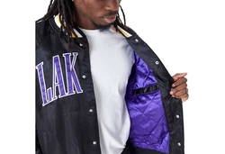New Era Bomberjacke Jacke NBA Applique Satin (Loslak) Lila/Schwarz/Blau/Rot