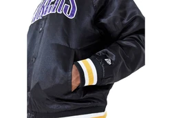 New Era Bomberjacke Jacke NBA Applique Satin (Loslak) Lila/Schwarz/Blau/Rot