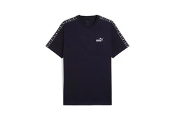 PUMA T-Shirt ESS TAPE TEE Dunkelblau