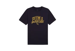 PUMA T-Shirt CLASS GRAPHIC TEE Lila/Dunkelblau/Blau/Gelb/Braun