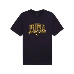 PUMA T-Shirt CLASS GRAPHIC TEE Lila/Dunkelblau/Blau/Gelb/Braun