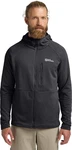 Jack Wolfskin Fleecejacke KOLBENBERG HOODED FZ Dunkelgrau/Grau