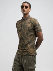 Replay Poloshirt mit Print 
