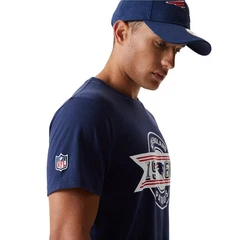 New Era T-Shirt NFL Established Neepat marineblau