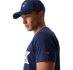 New Era T-Shirt NFL Established Neepat marineblau