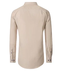 Redmond Langarmhemd Comfort Fit Khaki/Beige