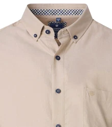 Redmond Langarmhemd Comfort Fit Khaki/Beige
