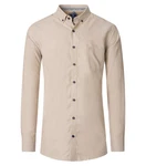 Redmond Langarmhemd Comfort Fit Khaki/Beige