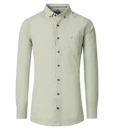 Langarmhemd uni Comfort Fit
