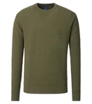 Redmond Strickpullover Uni Dunkelgrün/Khaki