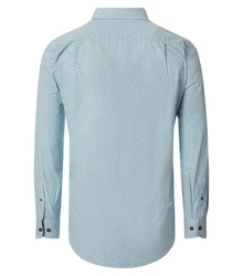 Redmond Langarmhemd Comfort Fit Blau/Hellblau/Dunkelblau