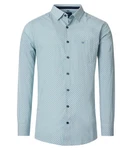 Redmond Langarmhemd Comfort Fit Blau/Hellblau/Dunkelblau