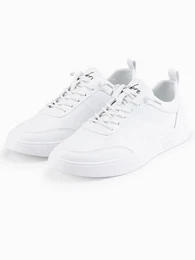 Einfarbige Sportschuhe fr Mnner mit Nhten Sneaker