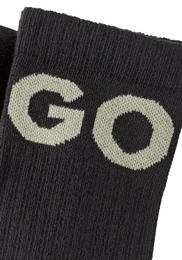 Freizeitsocken 3P QS ICONIC CC 1 (Packung, 3-Paar, 3er) mit Logostickerei in Kontrastfarbe