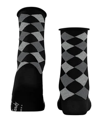 Burlington Kurzsocken Sandy Schwarz/Grün