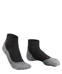 FALKE Kurzsocken RU4 Endurance Short Schwarz/Rot/Dunkelgrau/Lila