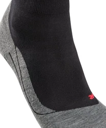 FALKE Kurzsocken RU4 Endurance Short Schwarz/Rot/Dunkelgrau/Lila