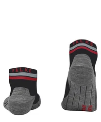 FALKE Kurzsocken RU4 Endurance Short Rot/Dunkelgrau/Schwarz