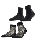 Esprit Kurzsocken 2-Pack Geranie