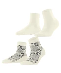Esprit Kurzsocken 2-Pack Weiß/Beige/Creme
