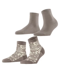 Esprit Kurzsocken 2-Pack Geranie