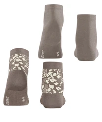 Esprit Kurzsocken 2-Pack Geranie