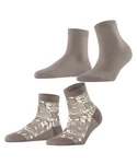 Esprit Kurzsocken 2-Pack Geranie