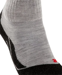 FALKE Kurzsocken TK2 Explore Short Hellgrau/Schwarz/Grau/Lila/Rot