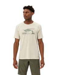 VAUDE T-Shirt Men's Gleann T-Shirt II Khaki/Weiß