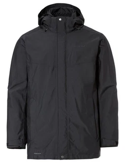 VAUDE Idris 3in1 Parka III Schwarz/Dunkelgrau