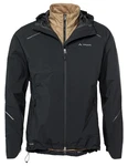 VAUDE Doppeljacke Men's Yaras 3in1 Jacket Lila/Gelb/Dunkelrot/Schwarz
