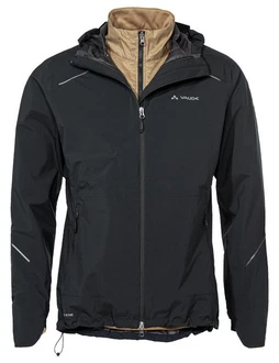 VAUDE Doppeljacke Men's Yaras 3in1 Jacket Lila/Gelb/Dunkelrot/Schwarz