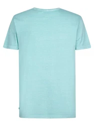 Petrol Industries T-Shirt mit Brusttasche Key Hellblau/Grün/Türkis