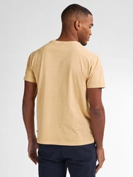 Petrol Industries T-Shirt mit Brusttasche Key Beige/Khaki/Gold