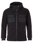 VAUDE Outdoorjacke Men's Manukau Fleece Jacket III Schwarz/Grau/Dunkelgrau