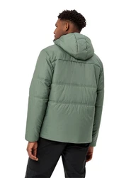 VAUDE Outdoorjacke Men's Neyland Hooded Insulation Jacket Dunkelgrün/Grün